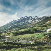 красивый пейзаж камчатки