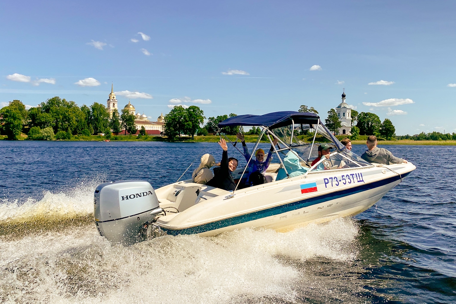 2 переправы на катере